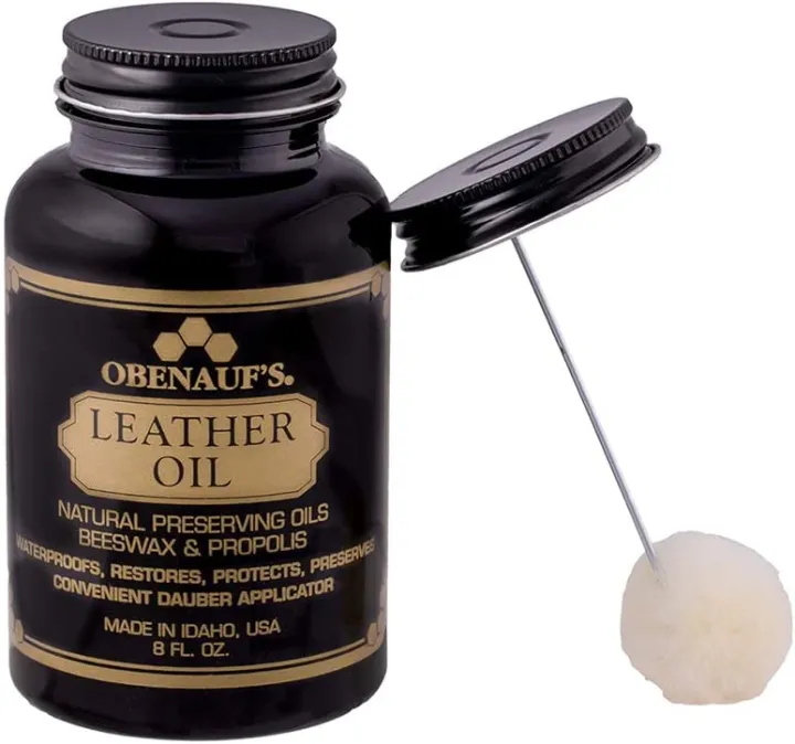Obenauf's Leather Oil Conditions Restores Preserves Dry Leather 8oz