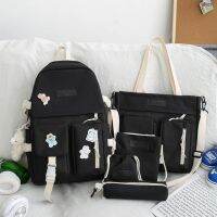 A set of 5. From lovely teenagers schoolbags, Leisure Canvas backpacks, teenagers and students shoulder straps