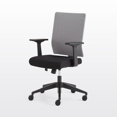 modernform เก้าอี้สำนักงาน รุ่น PI สีเทา แขนปรับไม่ได้