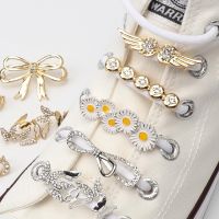 1Pcs Fashion Metal Shoe Charms Rhinestone Sneaker Charms Girl Gift Shoe decoration DIY Shoelaces Buckles shoes accesories