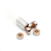 【LZ】✇  1 pces 4x10x4mm smr104 2rs cb abec7 4x10x4 híbrido de aço inoxidável rolamento de esferas cerâmicas sem graxa de giro rápido