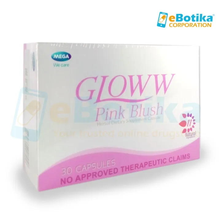 Gloww Pink Blush Herbal Dietary Supplement (30's Capsule) Lazada PH
