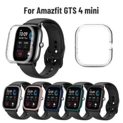 Protective Case For Amazfit GTS 4 mini Smart Watch Bumper Watch Screen Protector Scratch-resistant Shockproof Cover Shell Cases Cases