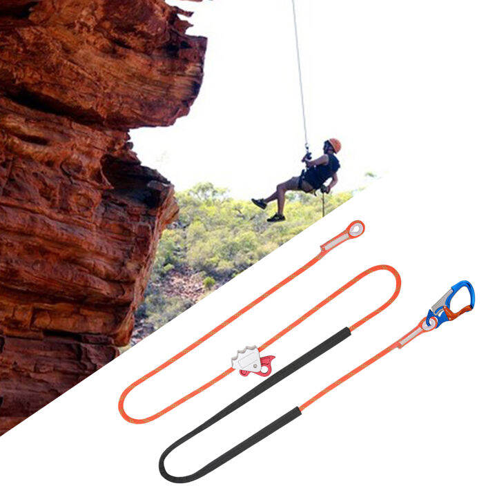 （HOT)Safety Climbing Adjustable Positioning Lanyard Rope Cut Resistant