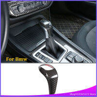 สำหรับ Bmw 1 Series 2 Series X1 Gear Shift Head Cover Gear Lever Cover คาร์บอนไฟเบอร์ภายในรถการปรับเปลี่ยนอุปกรณ์เสริม