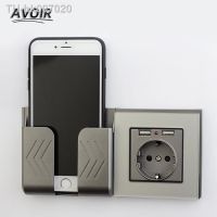 ∋✷  Avoir Star Silver Glass Panel Power Socket EU Standard With 2100mA Dual USB Charger Port for Mobile Devices 86mm x 86mm