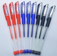 ปากกาเจล 0.5mm แบบหัวปกติ และหัวเข็ม สีน้ำเงิน, สีดำ, สีแดง ปากกาหมึกเจลอย่างดี เขียนลื่น ไม่สะดุด