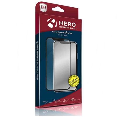 ฟิล์มติดมือถือ Hero ฟิล์มกระจกเต็มจอ Huawei Nova 3  ขอบดำ
