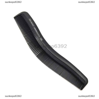 sunkepo6392 Black FINE-tooth hair hair Style แปรงหวีคาร์บอน Anti STATIC comb