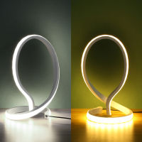 Modern LED Eye Protective Spiral Table Lamp Touch Control USB Charge Bedroom Bedside Desk Night Light Lighting Fixture