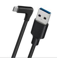 Type-C elbow to USB3.0 male straight data cable 90 degree right angle 10G charging data cable 0.3m-3m