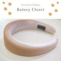 RAINEY CLOSET - Accessories  ที่คาดผม ผ้ากัมหยี่สีครีม สไตล์โคเรีย korean style