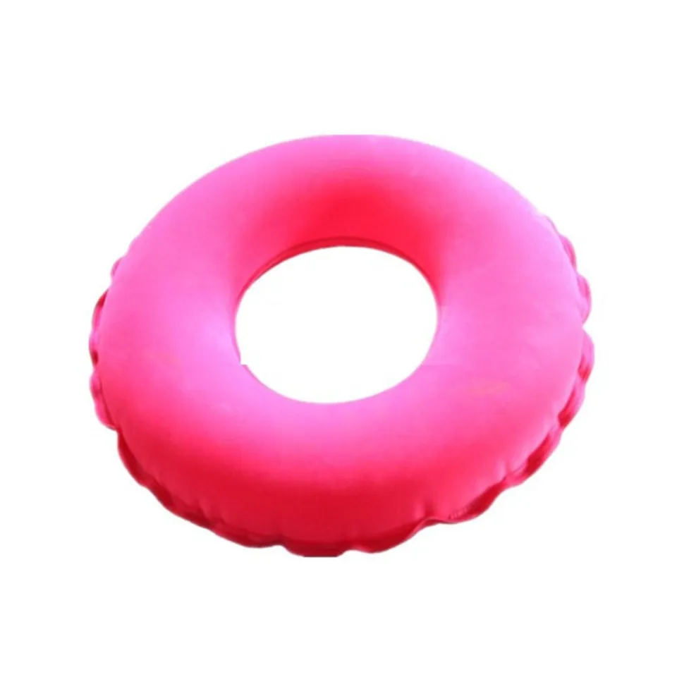 Inflatable Round Chair Pad Hip Support Hemorrhoid Seat Air Cushion