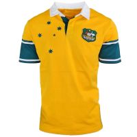 RUGBY AUSTRALIA S-M-L-XL-XXL-3XL-4XL-5XL size JERSEY [hot]1999 RETRO