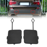 1 Pair Rear Bumper Tow Hook Cover For BMW X3 F25 2011 2012 2013 2014 51127272415 Plastic Unpainted Exterior Car Accessories