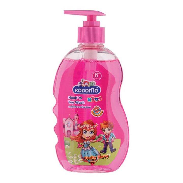 fernnybaby-โคโดโม-เบบี้-แชมพู-สบู่-kodomo-baby-shampoo-400ml-อาบ-สระ-โคะโดะโมะ-สำหรับเด็ก-รุ่น-ยาสระผม-โคโดโม-สีชมพู-แฟรี่เบอรี่-400-มล