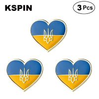 ►◕ Ukraine Crossed Flag Pins