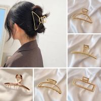 Gold Color Hair Metal Claw Hairclip Headband Hairpin Crab Accessories Jewelry