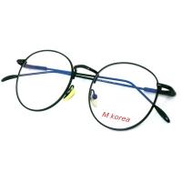 แว่นตาเกาหลี Fashion แว่นตา รุ่น M korea 5110 กรอบแว่นตา Eyeglass frame ( สำหรับตัดเลนส์ ) ทรงสปอร์ต วัสดุ สแตนเลสสตีล หรือเหล็กกล้าไร้สนิม Stainless Steel ขาข้อต่อ Spectacles EyewearTop Glasses