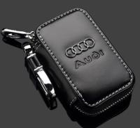 1Pc Key Organizer หนังรถยนต์ผู้ถือกระเป๋าสำหรับ Audi Sline A5 A4 B8 B6 B7 B5 A3 Q7 Q5 A1 A6 C5 C6 Tt Q3