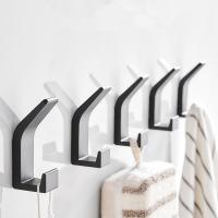 ◇✗❀ No-punching strong adhesive door back hat hanging coat hook wall hanging mop toilet single hook wall hanging coat hanger