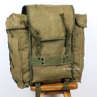 เป้แบ็คแพ็ค Italian Military1930’s Alpine Mountain backpack ทหารอิตาลี ผ้าเเคนวาส กันน้ำ100% กระเป๋าเป้เดินทาง กระเป๋าเป้สำหรับเดินป่า