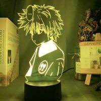 อะนิเมะฮันเตอร์× Hunter อะคริลิ3D เซ็นเซอร์ Usb สัมผัส Colorfu หลอดไฟ Led Killua Zoldyck รูปของเล่นตกแต่งบ้าน Led ไฟกลางคืนของขวัญ