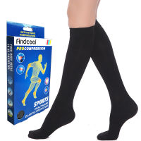 YISHENG 15-21mmHg Medical Knee High Compression Socks Closed Toe Graduated Compression for Varicose Veins