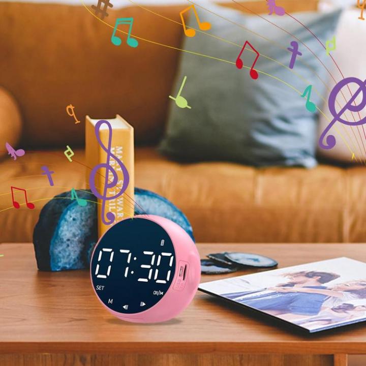 mirror-clock-mirror-alarm-clock-speaker-alarm-clock-radio-with-usb-charge-portable-speaker-alarm-clock-with-3-levels-brightness-large-display-modern-decoration-dual-alarm-famous