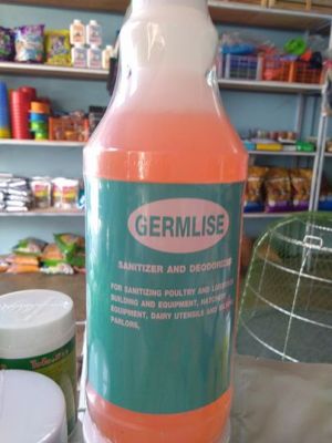 เยอมไลท์ GERMLISE 500 cc น้ำยาทำความสะอาดคอกคอกไก่ชน เล้าไก่ชน สถานที่เลี้ยงไก่ชน ฆ่าเชื้อโรคในไก่ชน กรงสัตว์ คอก เล้าไก่ โรงเรือนสำหรับไกชน ลดราคา ของแท้ 100%