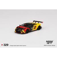 [AhQ ornaments] 2022 MINI GT 1/64 LB ทำงานรถโมเดล Diecast Aventador