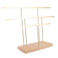 Hanging Jewelry Display Rack Tree Organizer Metal Rack for Holding Women Jewelries Earrings Rings Necklaces Ear Stud Pendant