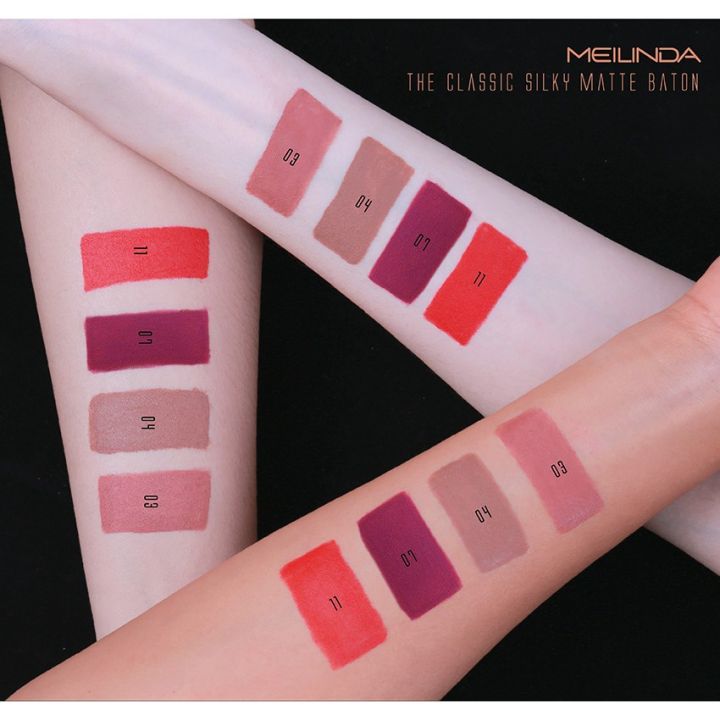 sale-no-box-no-11-mc2046-ลิปเครยอน-mei-linda-the-classic-silky-matte-lip-baton-ลิปแมทเครยอน-เมลินดา-สีสวยมากค่ะ