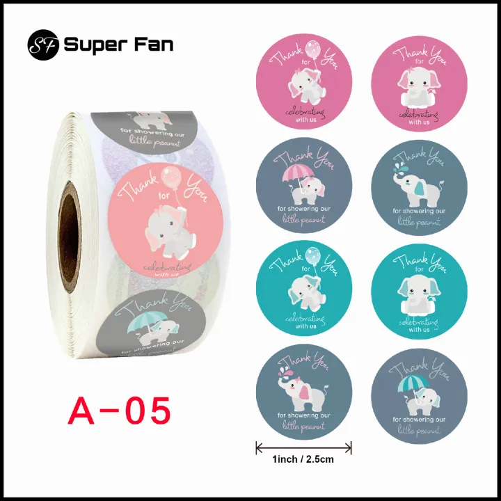 （Ready Stock) 500pcs/roll Cute Stickers “good Job” Teacher Reward