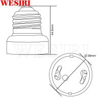 10Pcs E27 To GU10 Converter LED Light Lamp Bulb Adapter Adaptor Screw Socket