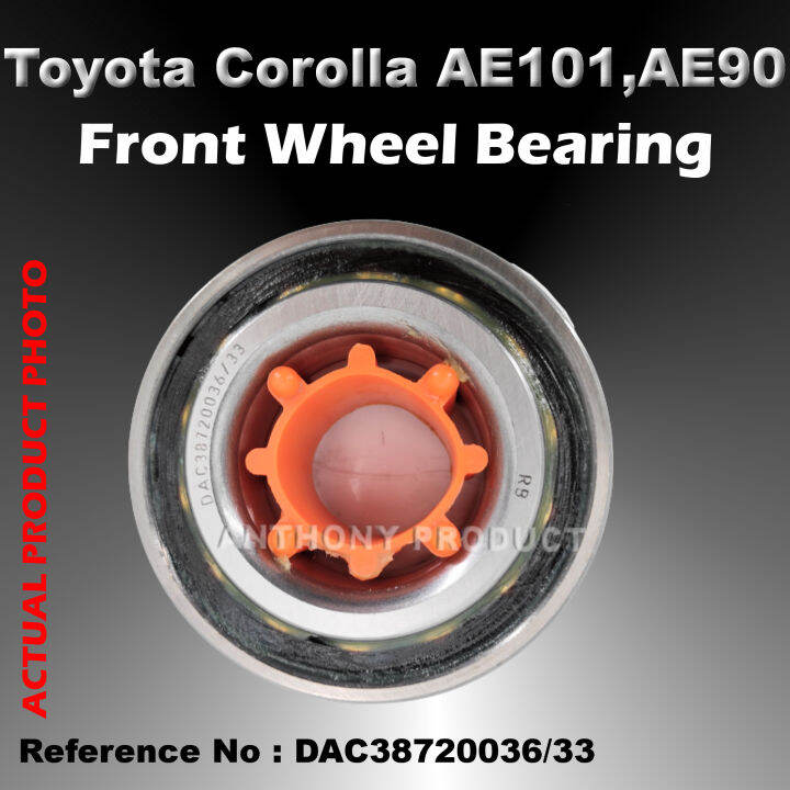 Toyota Corolla AE90, EE90, AE92, AE101, AE111 Front Wheel Bearing Lazada