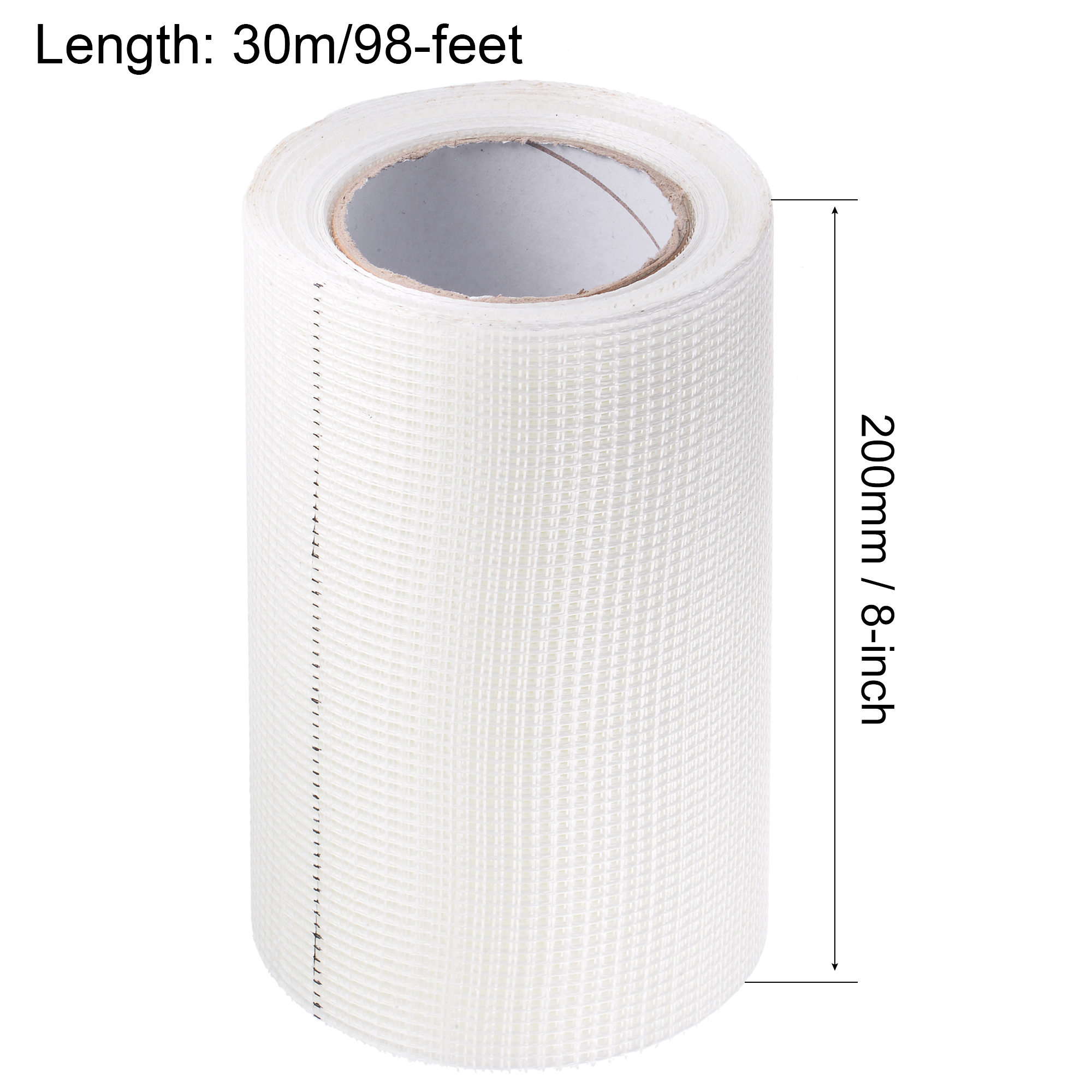 Drywall Joint Tape Self-Adhesive Fiberglass 1.8-inch x 98-feet Mesh Size 2.8mm 