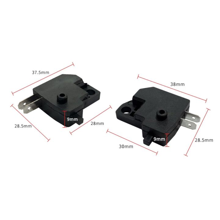 รถจักรยานยนต์สากล-ปุ่มสวิตช์กดไฟเบรคหยุดด้านหน้าขวา-ซ้ายอะไหล่สำหรับฮอนด้าซูซุกิยามาฮ่า