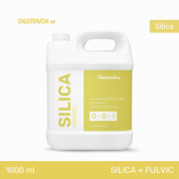 1000ml ซิลิกา (Silica + Fulvic) ธาตุซิลิกาเสริมความแข็งแรง เพิ่มขนาดกิ่ง ก้าน และลดการหดตัว สารอาหารเข้มข้น - Chemrich