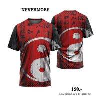 2023 newNEVERMORE T-SHIRT 3D ใส่ได้ทั้งชายและหญิง