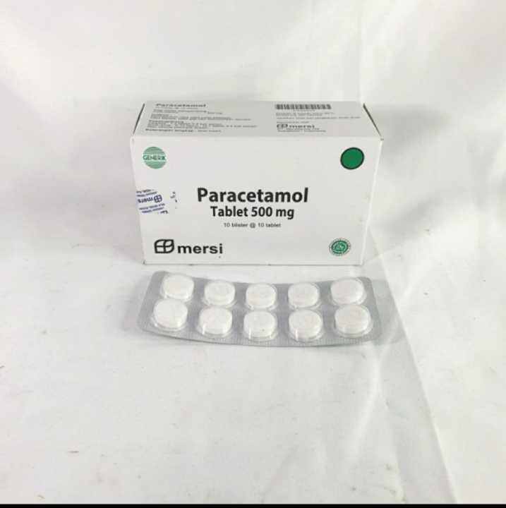 Paracetamol 500 Mg Strip 10 Tablet - Mersi | Lazada Indonesia