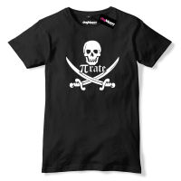 Fashion Cotton T-Shirts Pirate Pi Pie Funny Maths Teacher Mens Premium T-Shirt Slogan Tee Science Geek