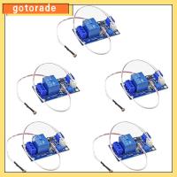 GOTORADE 5pcs DC 12V โมดูลรีเลย์ photoresistor 10A XH-M131 สวิตช์ควบคุมไฟ สวิตช์ไฟสวิตช์ เซนเซอร์ตรวจจับ Arduino สำหรับเด็ก