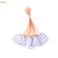 ?【Lowest price】HOMA 100Pcs เครื่องประดับเสื้อผ้าสินค้าสวนยี่ห้อป้ายราคาแท็ก 3.5x2.5 ซม.