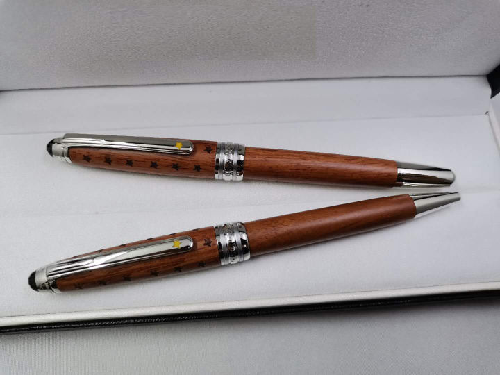 luxury-mb-fountain-pen-ballpoint-pen-little-fox-redwood-gel-pens-korean-stationery