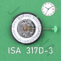 hot【DT】 movement isa 317D-3 quartz with date display 3hands