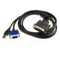 สำหรับสายเคเบิล USB M1-DA(30 + 5) โปรเจคเตอร์ DVI ไป/VGA อุปกรณ์คอมพิวเตอร์