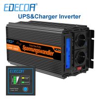 UPS&amp;charger inverter 2500W DC 12V to AC 220V 230V converter pure sine wave transformer 2.5KW for home car solar system Electrical Circuitry Parts