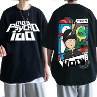 Mob Psycho 100 เสื้อยืด Anime Manga พิมพ์ Street Wear ผู้ชายผู้หญิงแฟชั่นผ้าฝ้ายขนาดใหญ่พิเศษเสื้อยืดฮาราจูกุเสื้อยืดเสื้อผ้าด้านบน XS-5XL