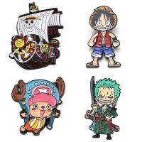 LB2060 Japanese Anime Pirate Ship Vintage Enamel Pin and Brooches Backpack/Bags Badge Denim Brooch Collar Jewelry Gifts